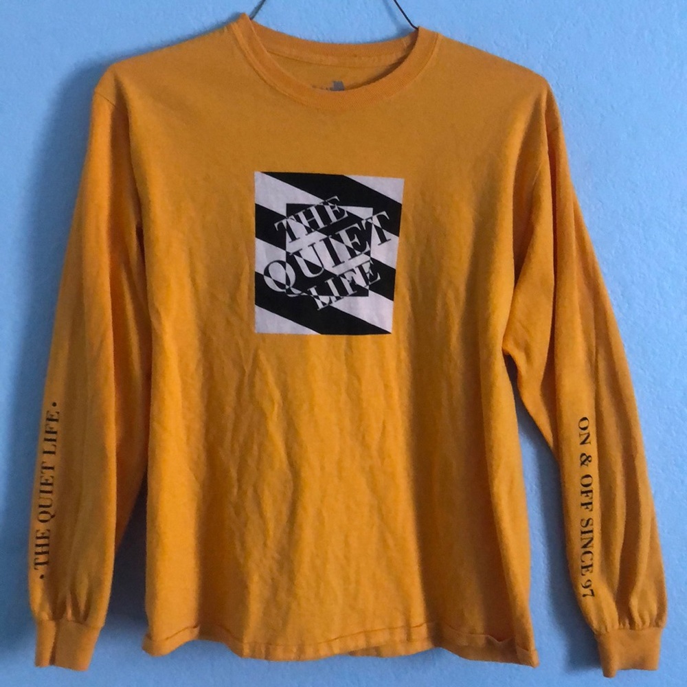 Yellow long sleeve Quiet Life shirt